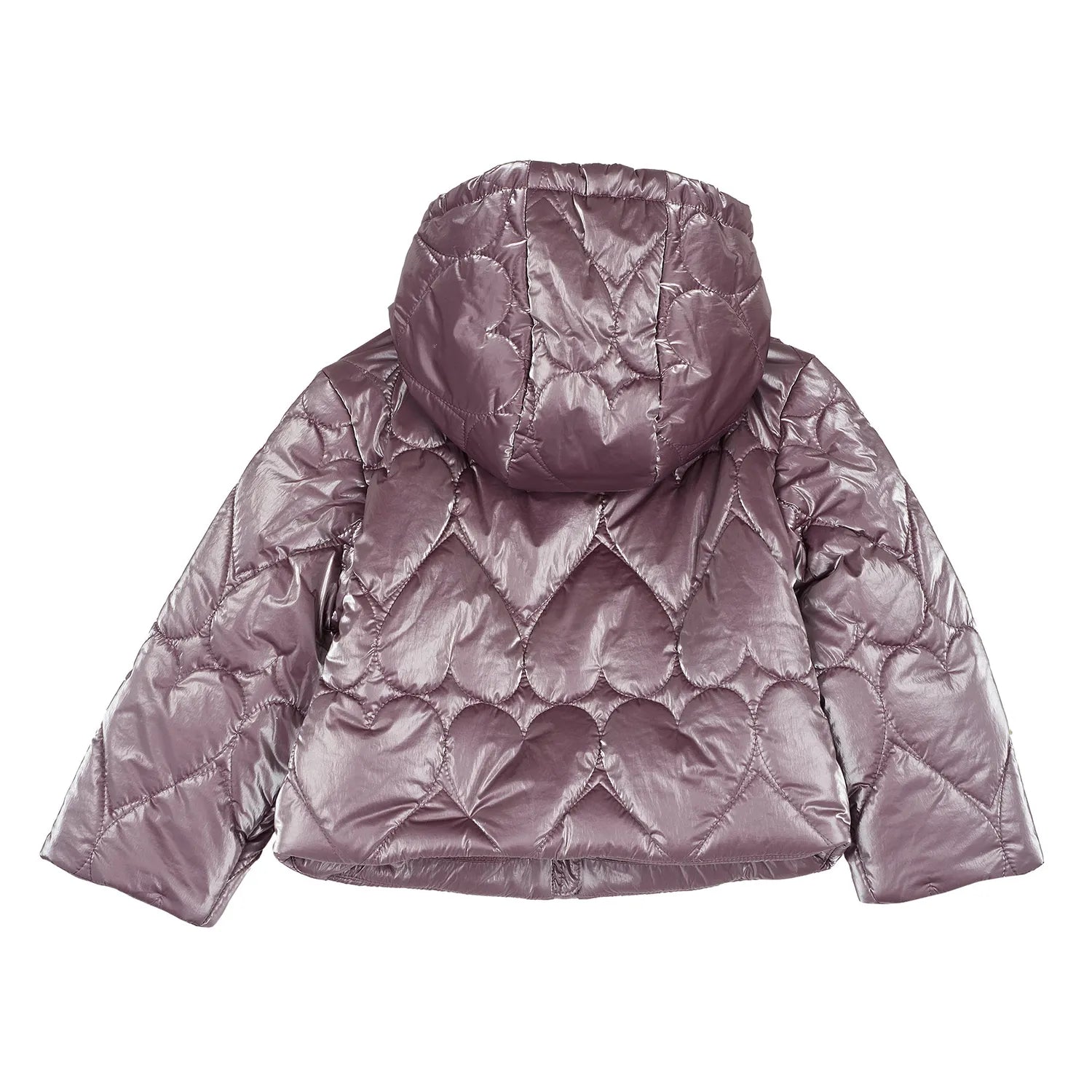 Girls Self Design Nylon Jacket