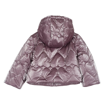 Girls Self Design Nylon Jacket