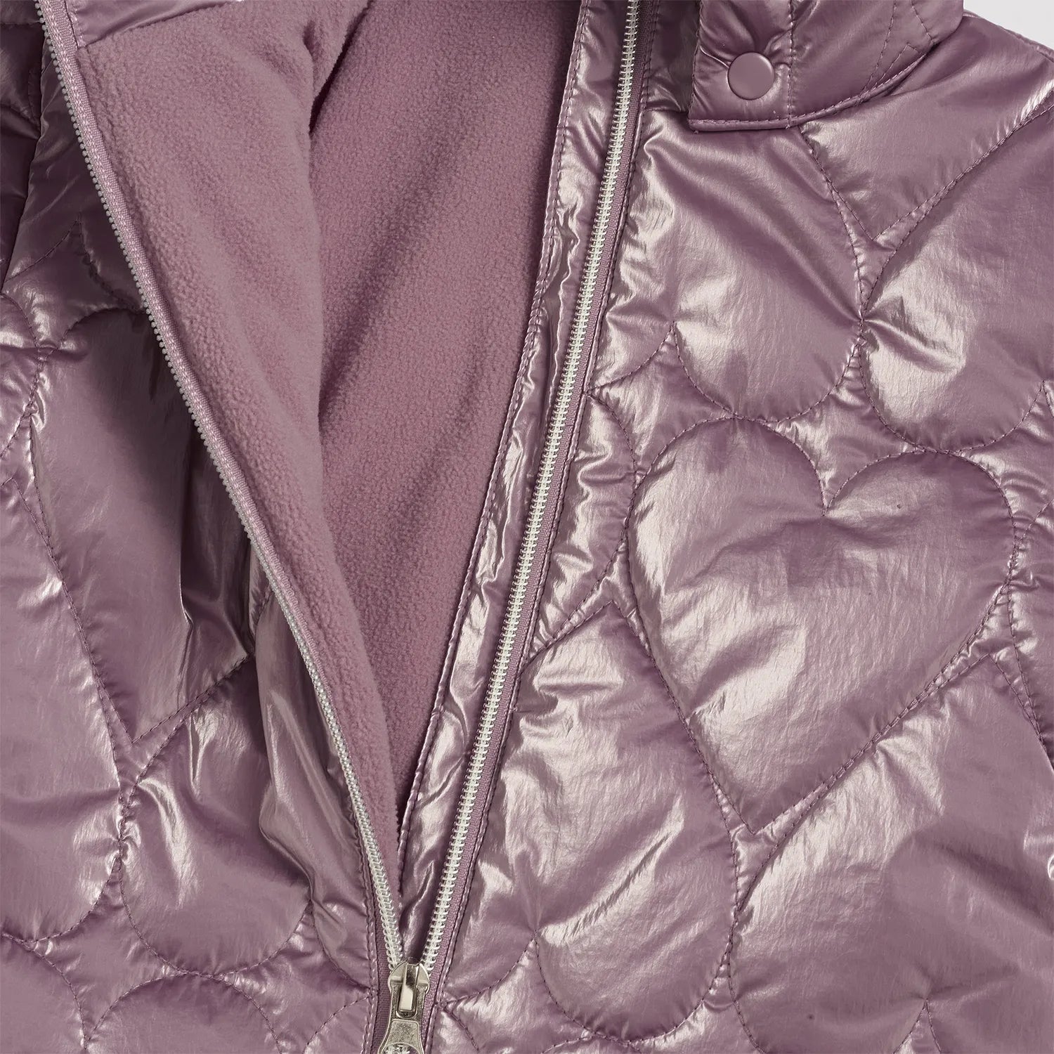 Girls Self Design Nylon Jacket