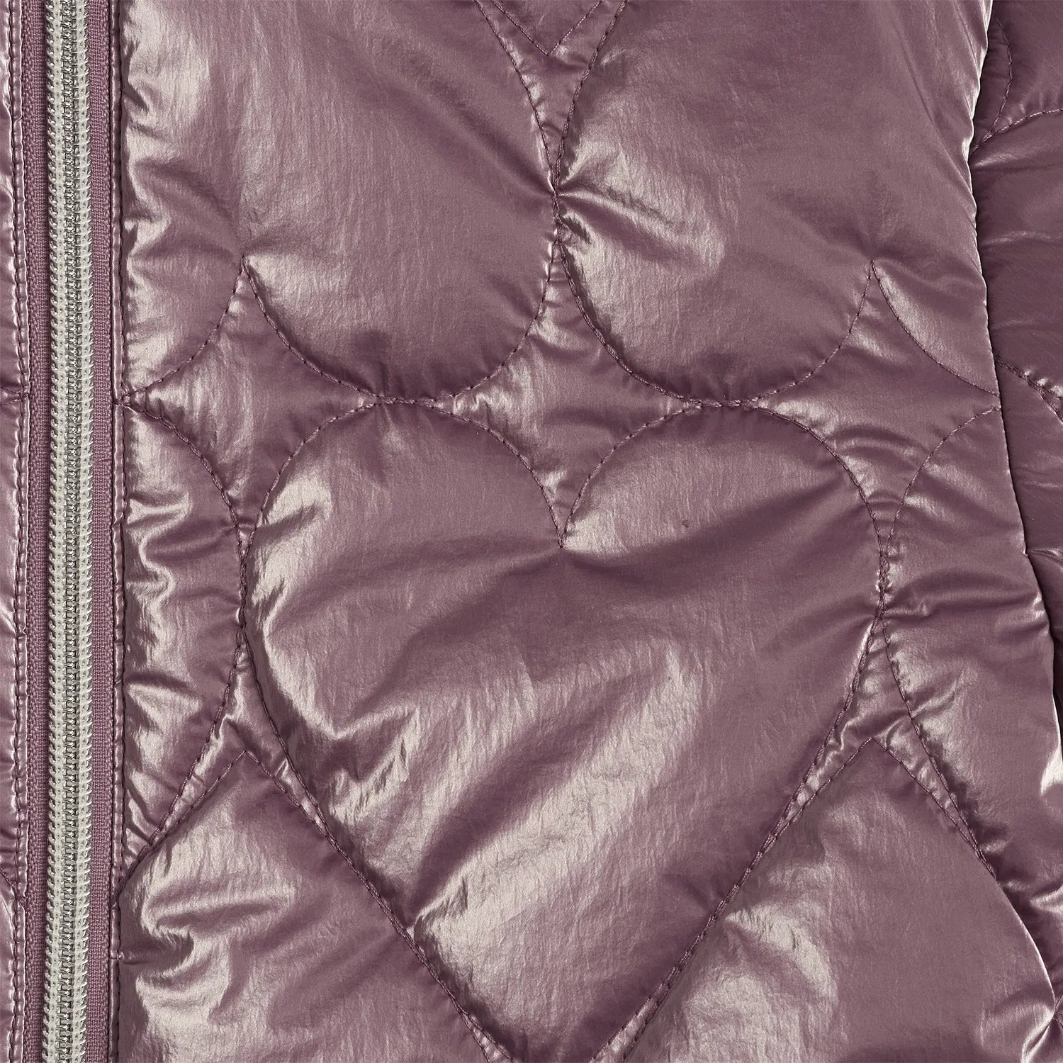 Girls Self Design Nylon Jacket