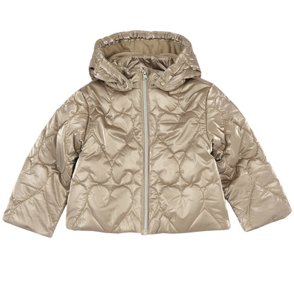 Girls Self Design Nylon Jacket