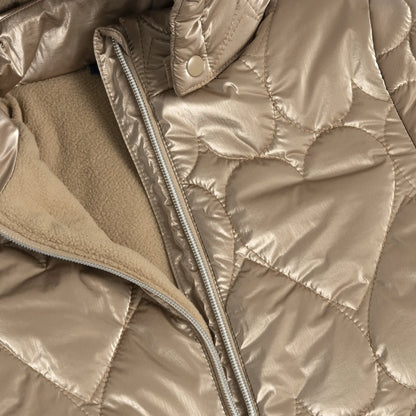 Girls Self Design Nylon Jacket