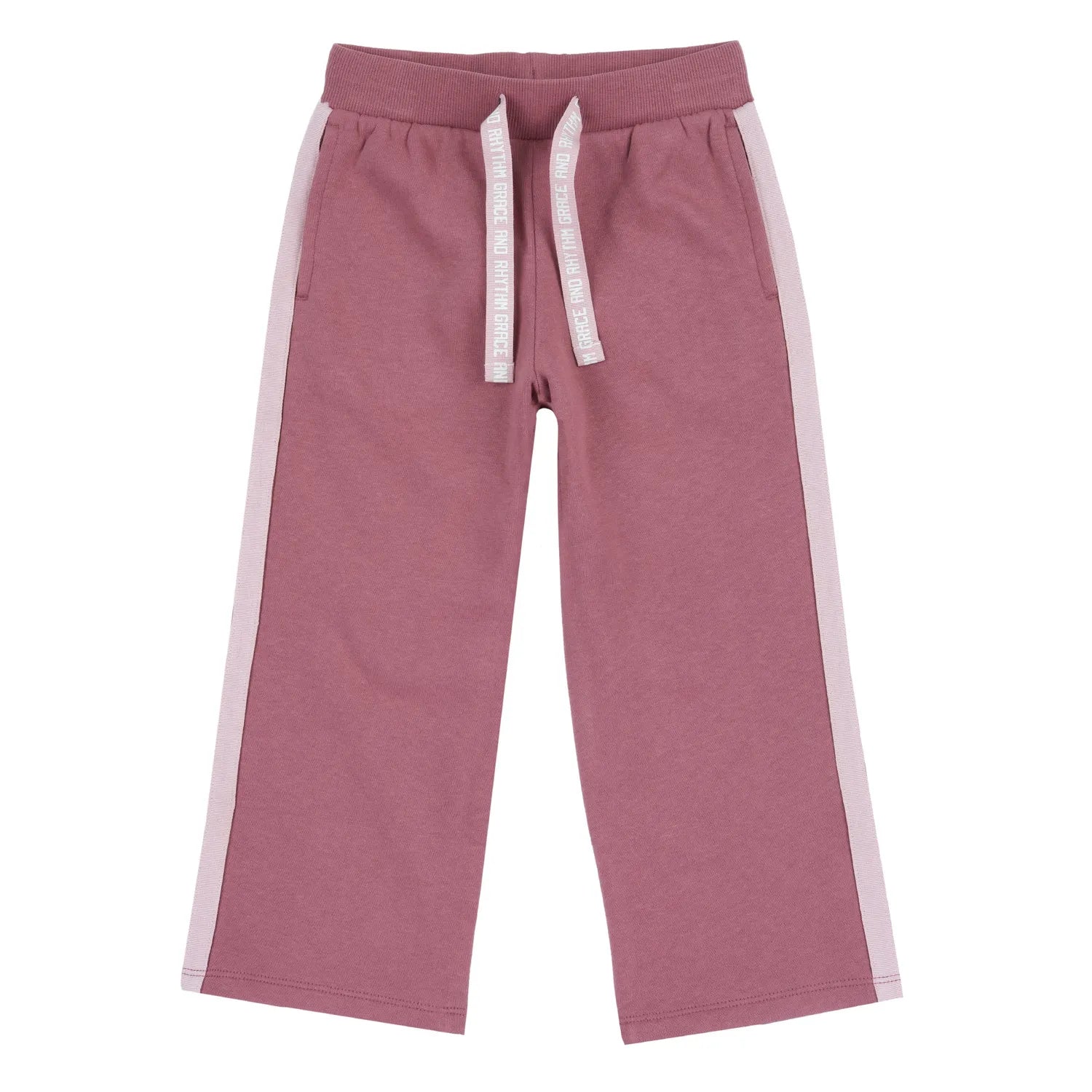 Girls Solid Drawstring Trouser