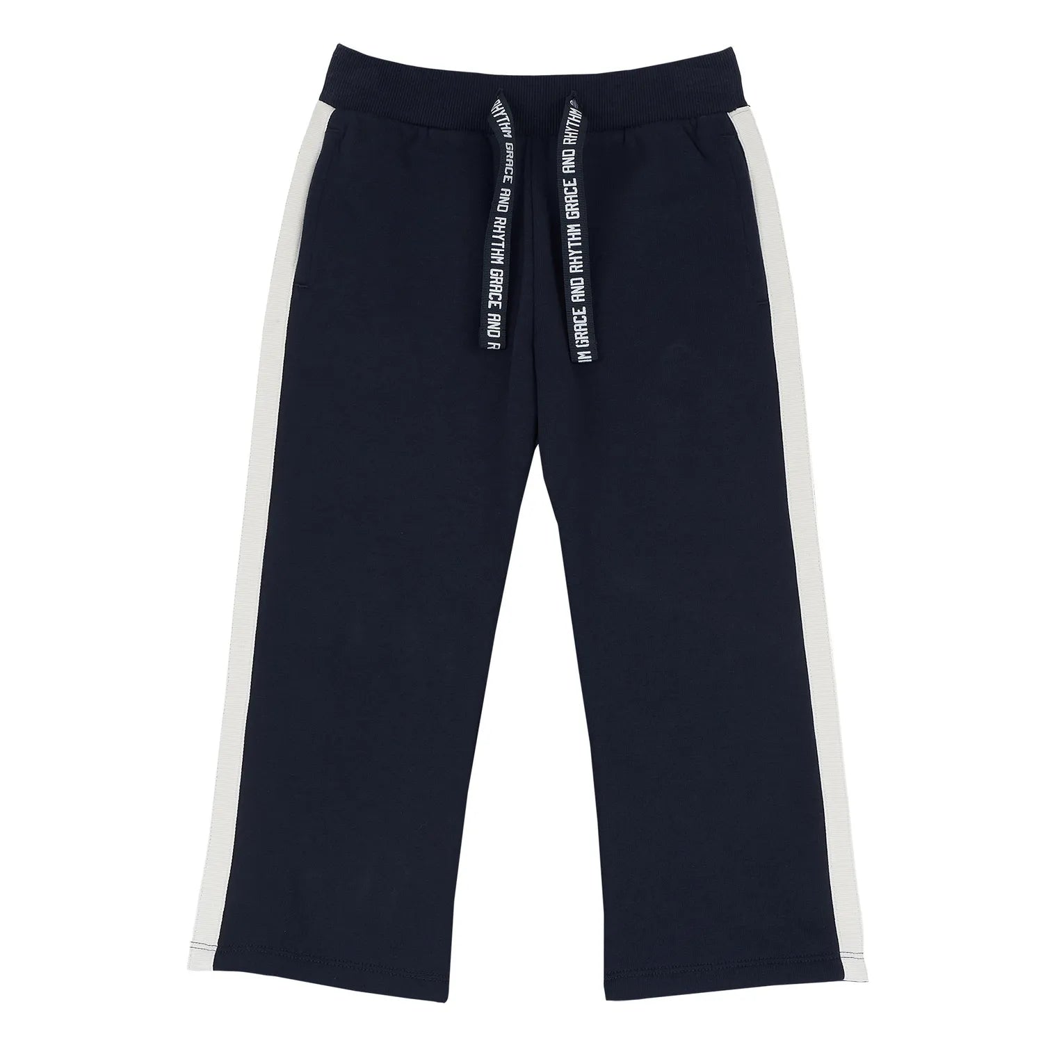 Girls Solid Drawstring Trouser