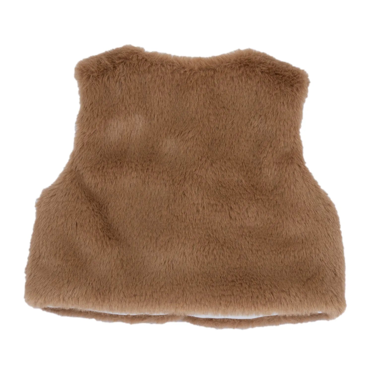 Girls Solid Woven Waistcoat