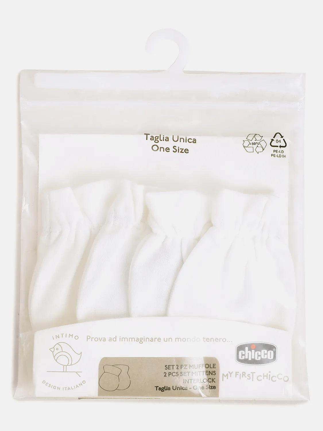 Infants 2-Pcs Cotton Mittens