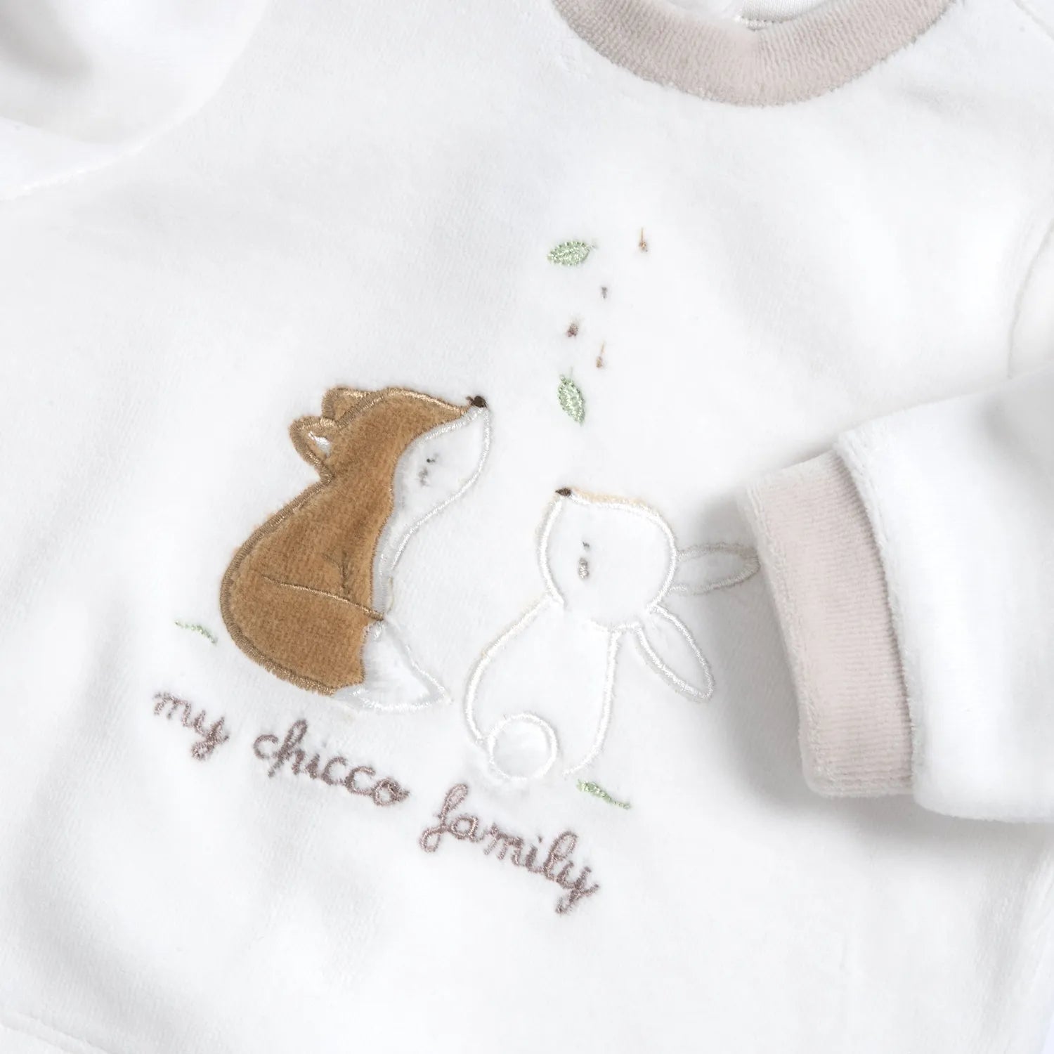 Infants Bronze Embroidered Smock with Legging