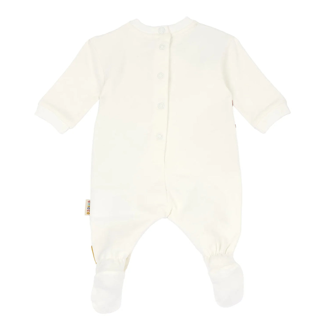 Infants Printed Fleece Leg Opening Babysuit