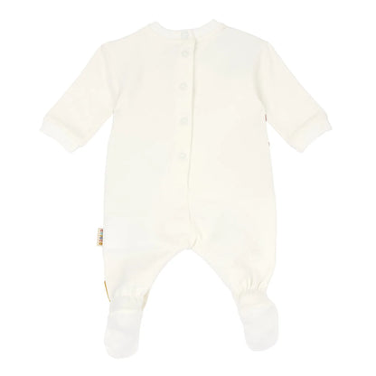 Infants Printed Fleece Leg Opening Babysuit