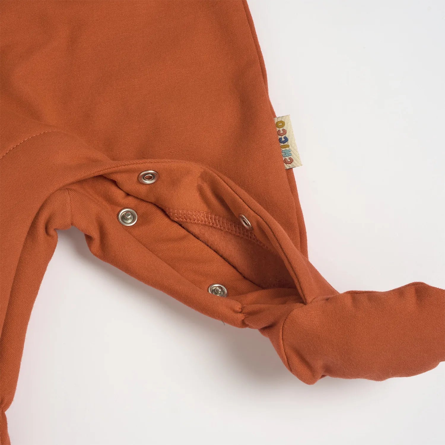 Infants Printed Fleece Leg Opening Babysuit