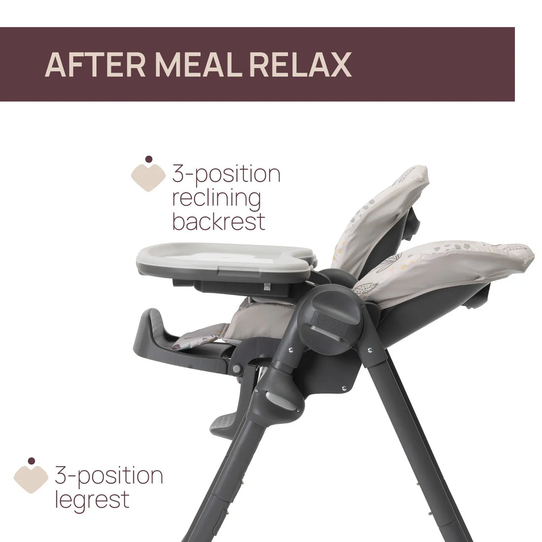 Polly Easy High Chair Woodland