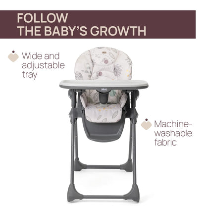 Polly Easy High Chair Woodland