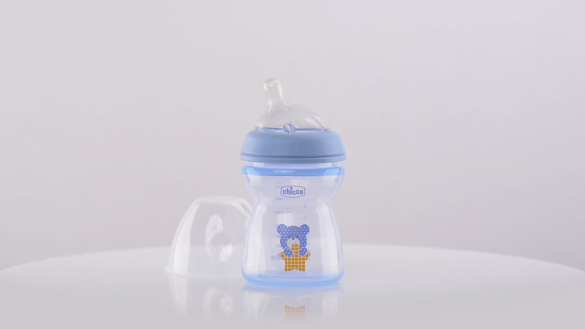 Chicco Natural Feeling Bottle 330ml Blue - Fast Flow 6M+ – Chicco