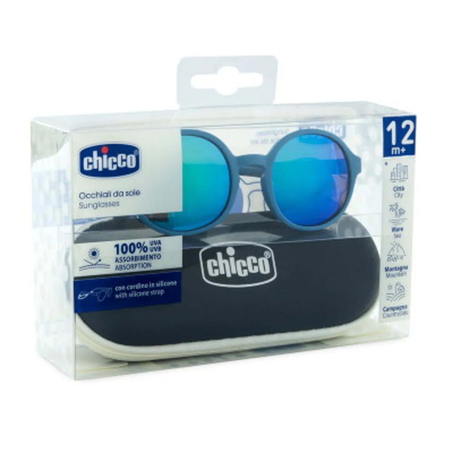 Sunglasses Blue Mirror Lenses 12 Months+