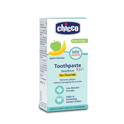 Tooth Paste Apple Banana No Fluoride (6M-6Y) (50g)
