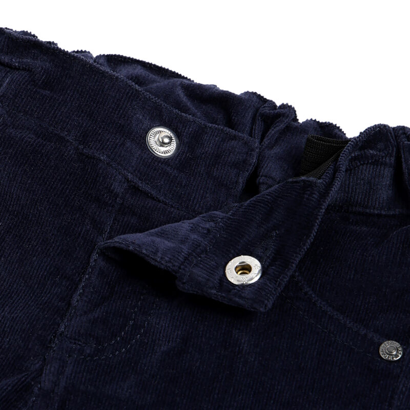 Boys Medium Blue Solid Trousers image number 2