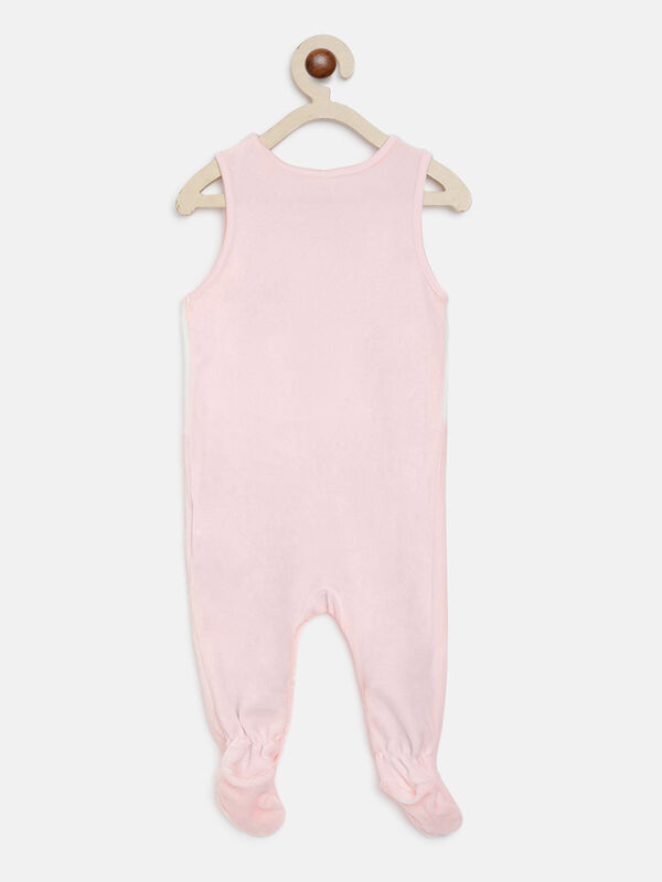 Infants Applique Babysuit-Bodysuit Set image number null