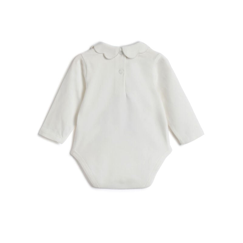Girls Plain Solid Bodysuit image number 1
