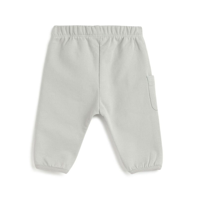 Girls Light Green Solid Joggers image number 1