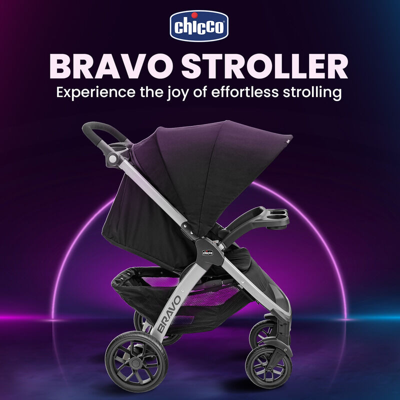 Bravo Quick Fold stroller (Black) image number 1