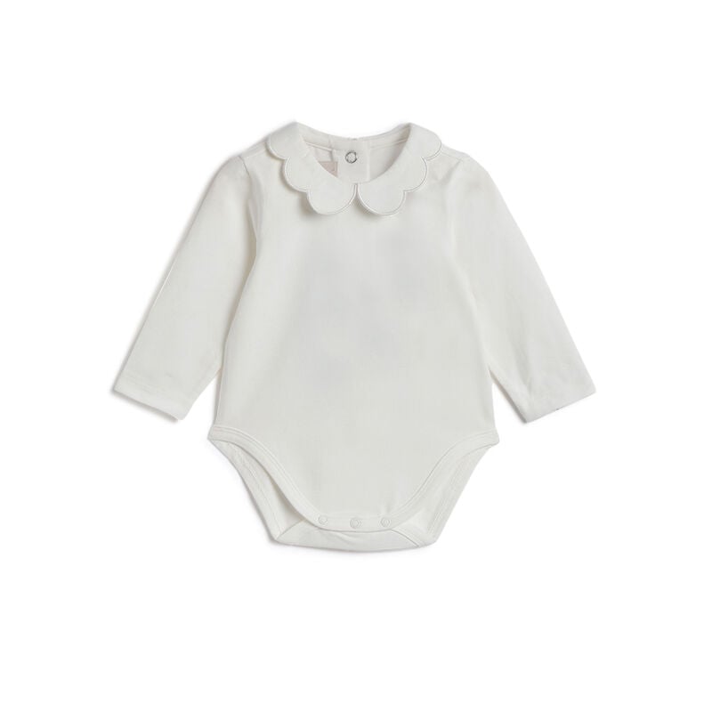 Girls Plain Solid Bodysuit image number 0