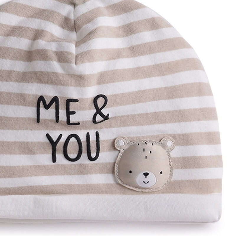 Infants Beige Winter Cap image number 2