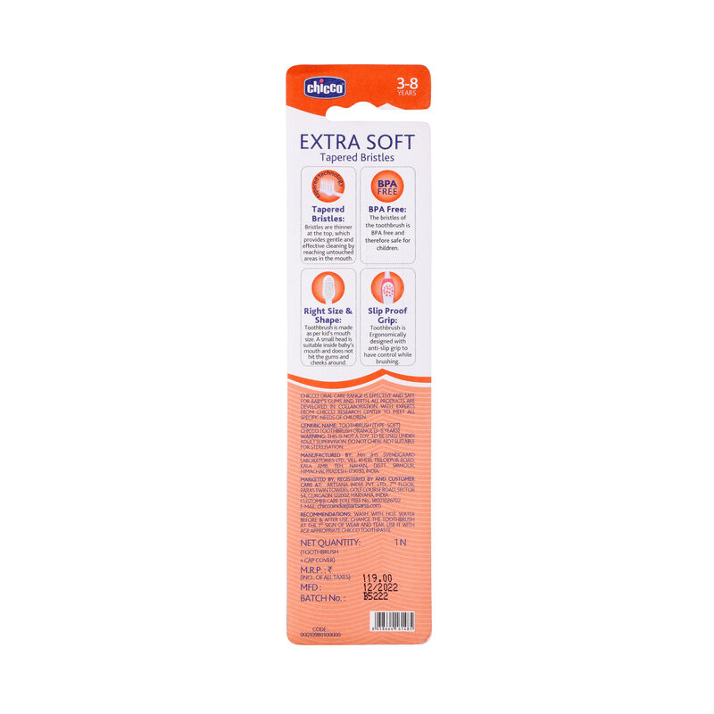 Toothbrush Orange 3Y-8Y image number 2