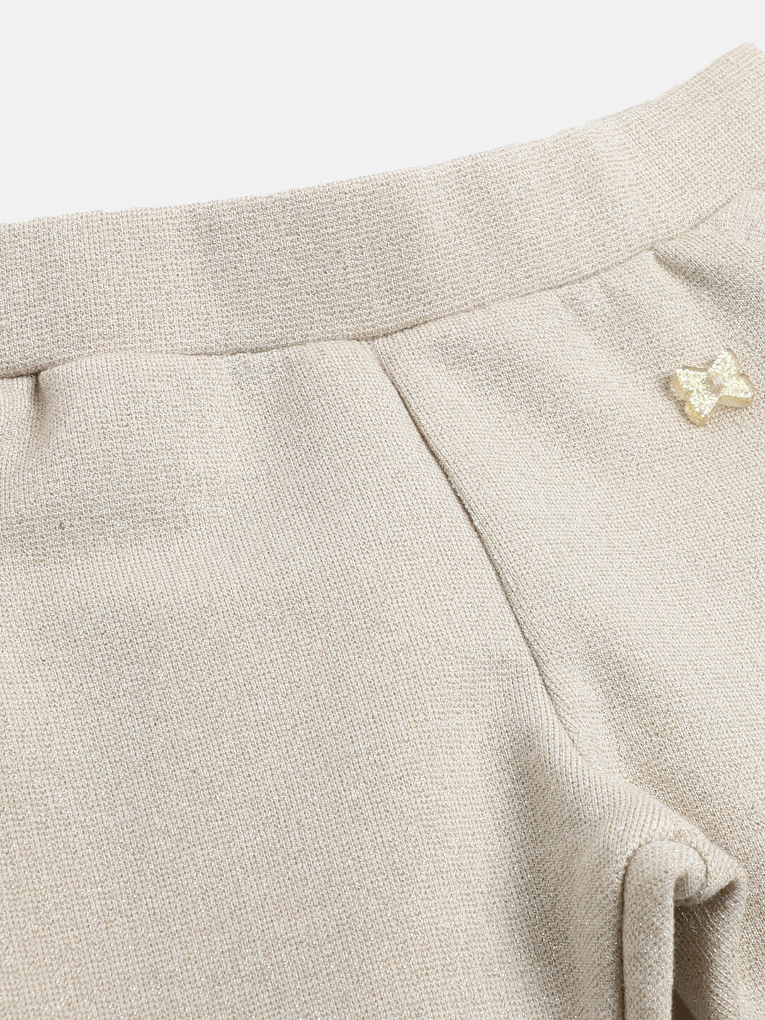 Buy Online Girls Light Natural Long Knitted Trouser Chicco India
