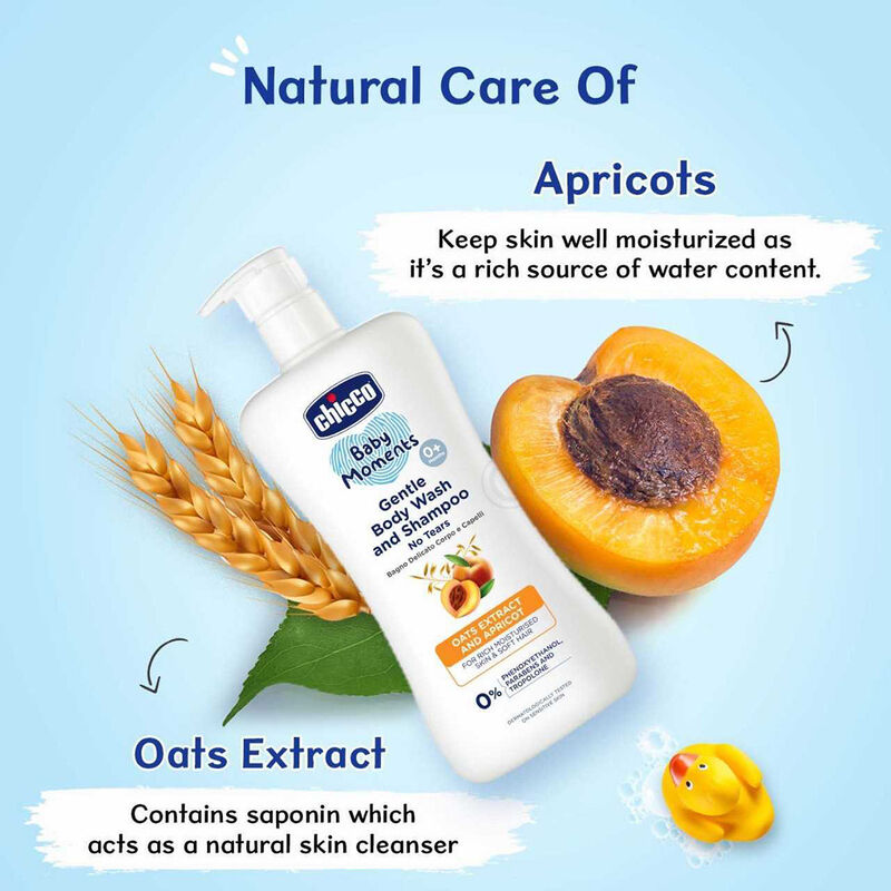 Gentle Body Wash And Shampoo (100ml) image number 4