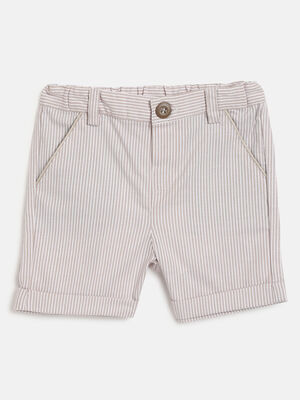 Boys Medium Natural Short Woven Trouser