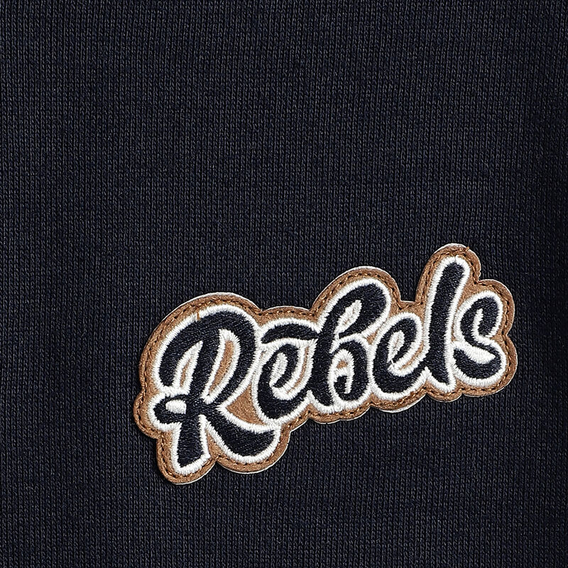 Boys Dark Blue Colorblocked Sweatshirt image number 4