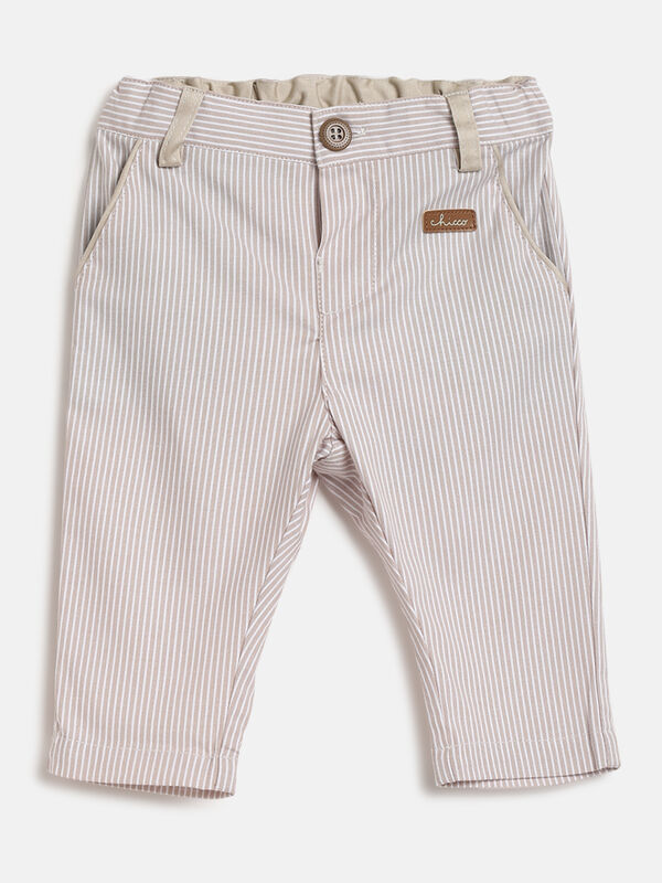 Boys Medium Natural Long Woven Trouser image number null