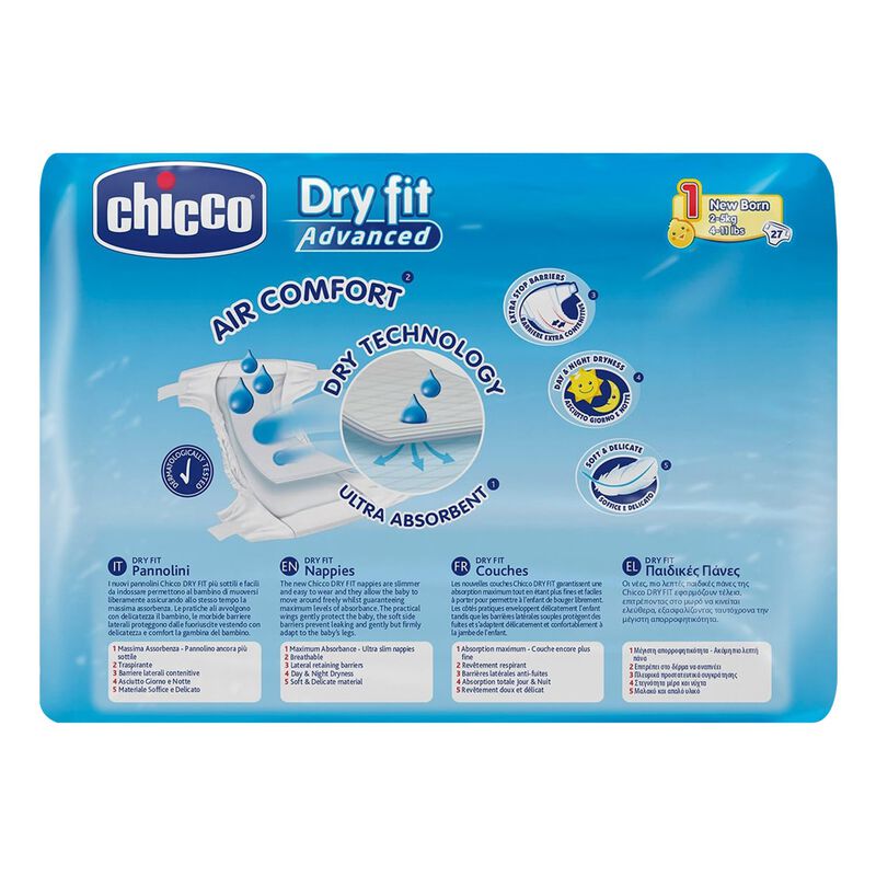 Chicco Diaper Dry Fit Advanced Size image number null