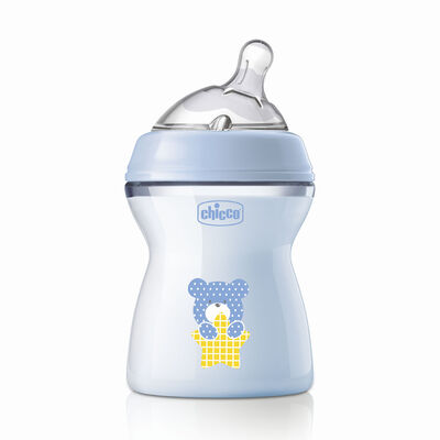 NaturalFeeling Feeding Bottle (250ml, Slow) (Blue)