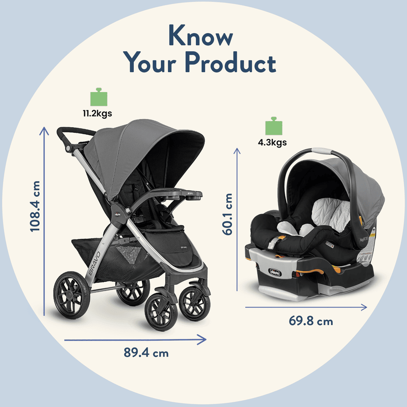 Bravo Trio Travel System (Camden, Black) image number 5