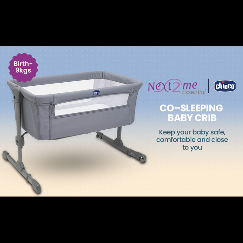 Next2Me Magic Evo Co-Sleep Crib Dark Grey image number 1