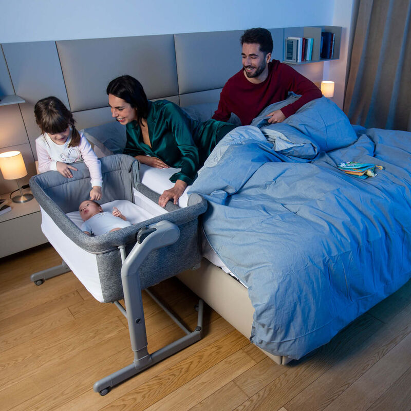 Next2Me Magic Evo Co-Sleep Crib Dark Grey image number null