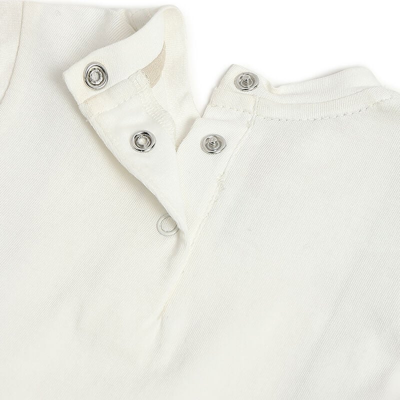 Boys Cream Embellished T-shirt with Long Trouser image number 5