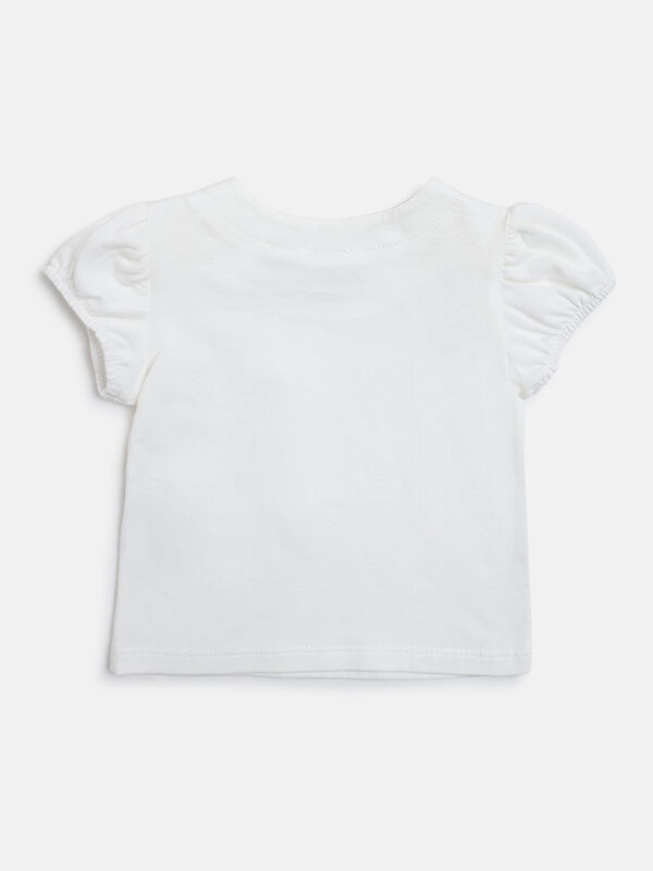 Girls Bronze Short Sleeve Printed T- Shirt image number null