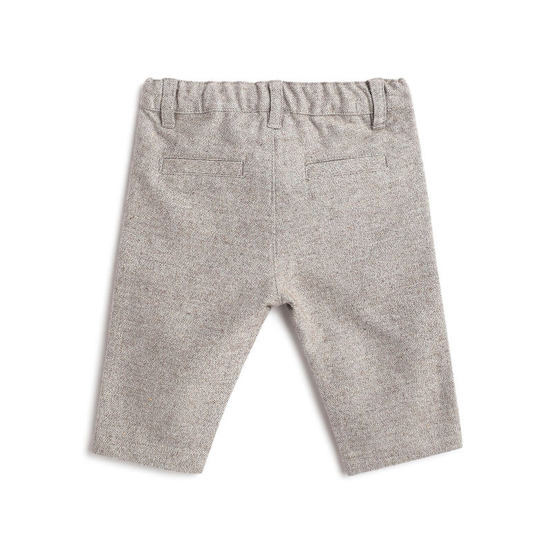 Boys Grey Chevron Trousers image number 1