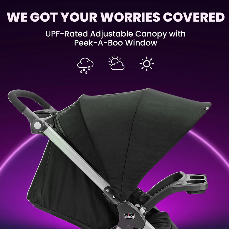 Bravo Quick Fold stroller (Black) image number 5