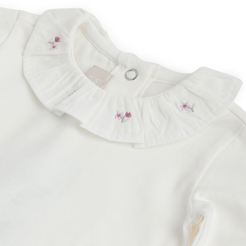 Girls Embroidered Bodysuit image number 2