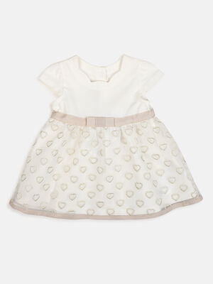 Girls Bronze Short Sleeve Knitted Dress