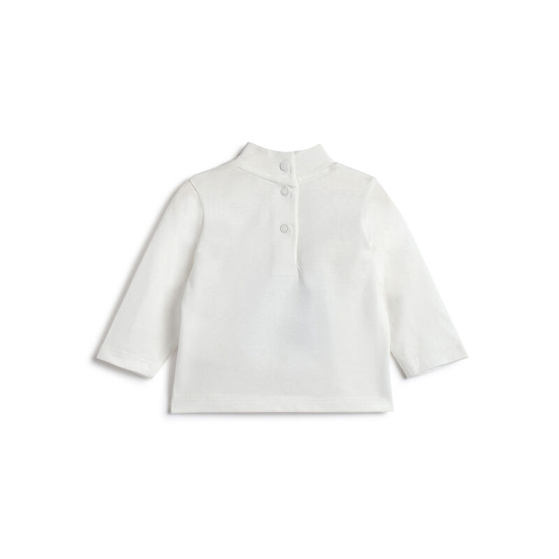 Boys White Graphic Printed Long Sleeve T- Shirt image number 1