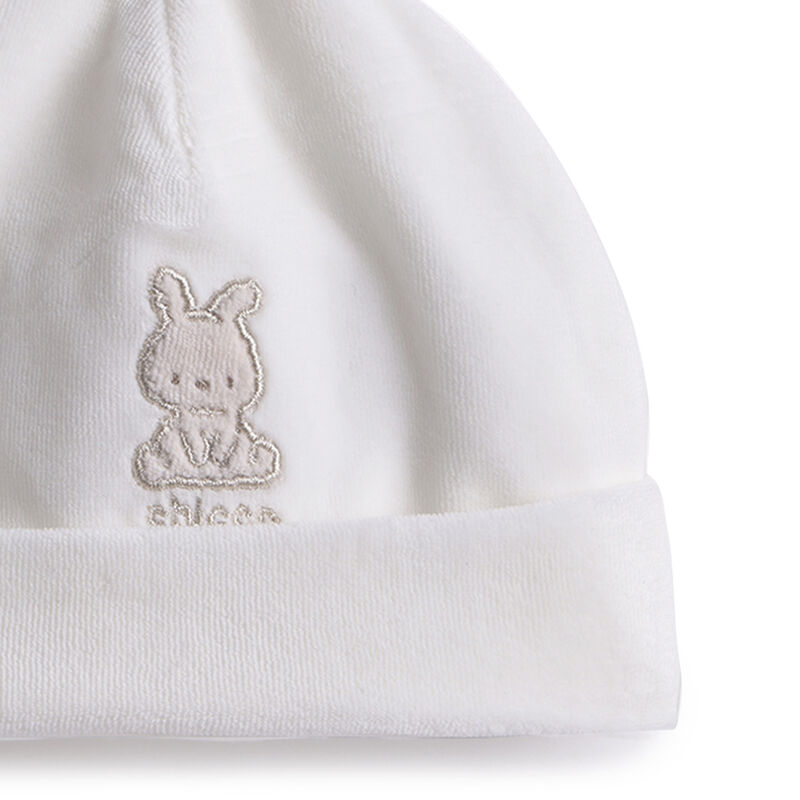 Infants White Winter Cap image number 2