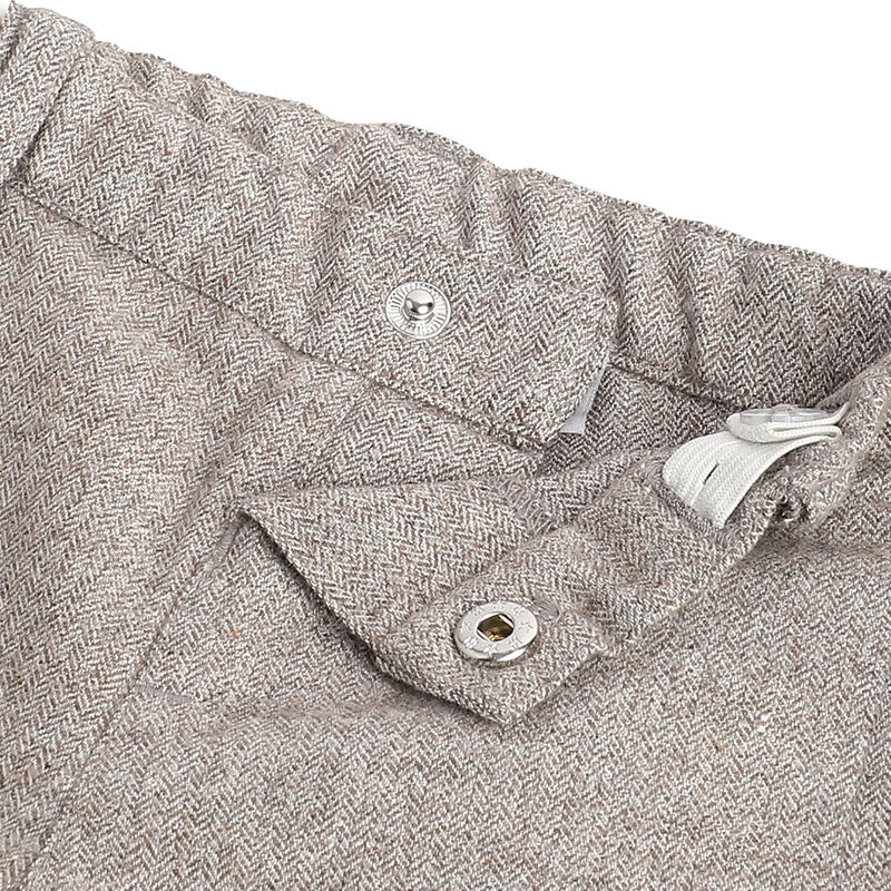 Boys Grey Chevron Trousers image number 2