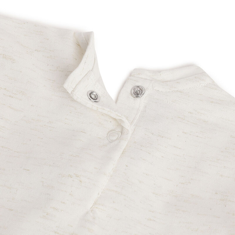 Girls White Embellished Long Sleeve T- Shirt image number 3