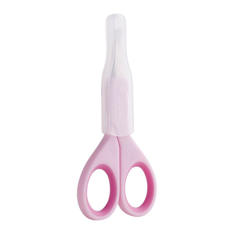 Combo- Brush and Comb Pink + Baby Nail Scissors Pink image number null
