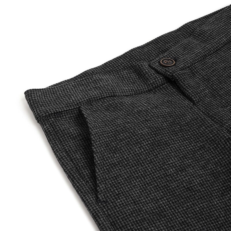 Boys Dark Grey Solid Trousers image number 3