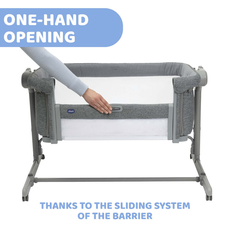 Next2Me Magic Evo Co-Sleep Crib Dark Grey image number null